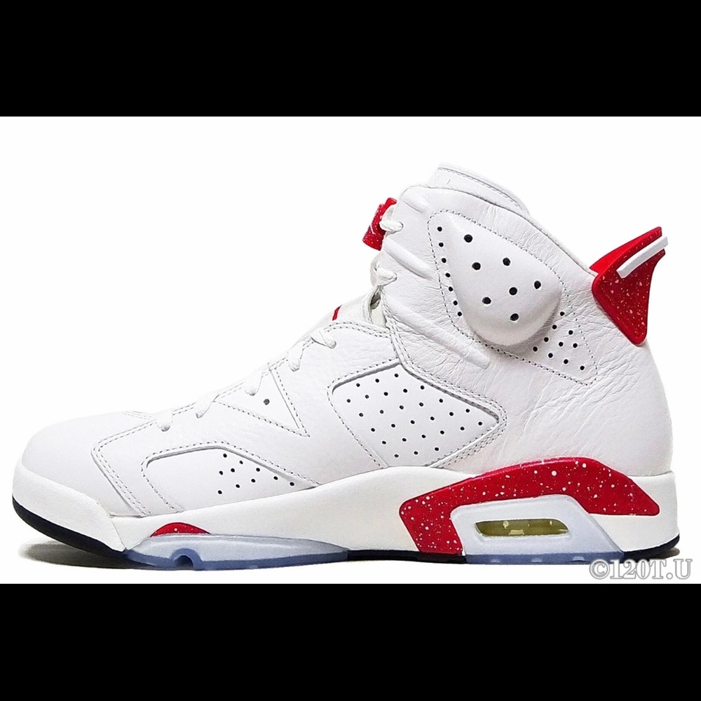 Air Jordan 6 Retro “Reverse Oreo” | Size 6.5Y | White/Red | Gently Used